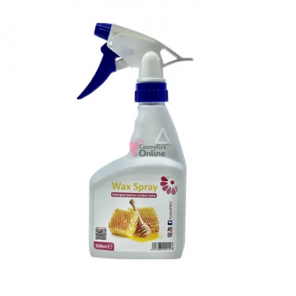 Solvent Spray pentru curatat ceara de pe aparate si suprafete, Wax Spray Epilat Pro 500 ml